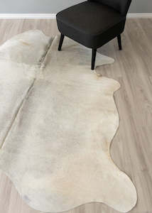 Grey Cowhide Rug (Size: 210 X 180 CM)