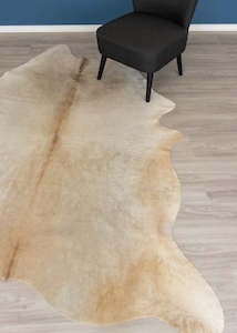 Champagne Cowhide Rug (Size: 230 X190 CM)