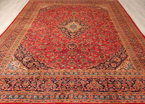 Ardakan Rugs: Vintage Ardakan Hand-Knotted Wool Persian Rug (Size: 300 X 380 CM)