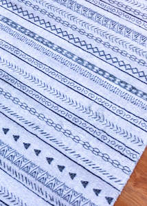 Black And White Tribal Area Rug