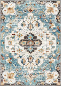 Multi-Colour Vintage Area Rug
