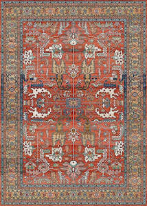 Multi-Colour Vintage Area Rug