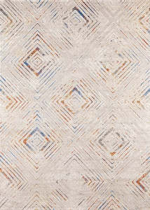 Multi-Colour Geometrical Style Area Rug