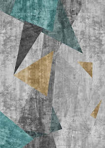 Flat Weave Rugs: Multi-Colour Geometrical Style Area Rug