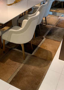 Cowhide Patchwork Rug