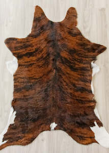 Calf Skin Rugs: Calfskin - Brindle (Size: 115 X 85 CM)