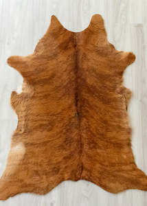 Calf Skin Rugs: Calfskin - Brindle (Size: 105 X 80 CM)