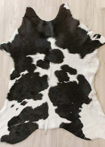 Products: Calfskin - Black/White (Size: 120 X 95 CM)