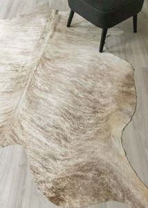 Cowhide Rugs Nz: Light Brindle Cowhide Rug (Size: 220 X 200 CM) CHR2032