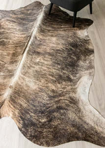 (Rare) Grey Brindle Cowhide Rug (Size: 230 X 210 CM) CHR2320