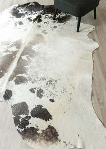 Cowhide Rugs Nz: (Rare) Metallic/Rustic Cowhide Rug (Size: 260 X 230 CM) CHR2306