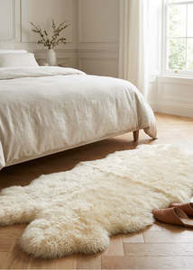 Teal Rugs: Quad Sheepskin Rug – Statement Luxury in Natural Sheepskin