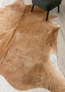 (Rare) Palomino Cowhide Rug (Size: 250 X 210 CM) CHR2054