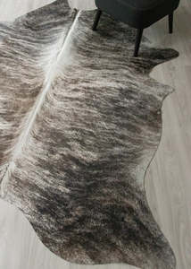 (Rare) Grey Brindle Cowhide Rug (Size: 230 X 200 CM) CHR2548
