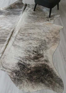 (Rare) Grey Brindle Cowhide Rug (Size: 270 X 210 CM) CHR2543