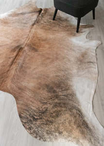Light Brindle Cowhide Rug (Size: 270 X 230 CM) CHR2538