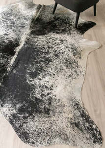 Salt Pepper Cowhides: Salt Pepper Black & White Cowhide Rug (Size: 250 X 220 CM) CHR2445