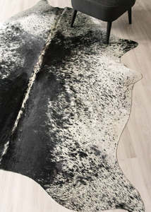 Salt Pepper Black & White Cowhide Rug (Size: 250 X 200 CM) CHR2421