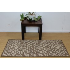 Super special heavy duty natura design rug cream &amp. Brown 67x140cm