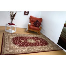 Soft &amp. Thick heavy duty kohinoor traditional design rug red 160x235cm