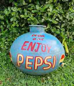 Vintage Objects: VINTAGE PEPSI URN
