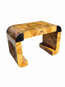 Art deco Burr walnut Desk