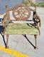 Cast Iron Love Birds Bench