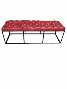 EDINBURGH LEATHER BENCH SEAT