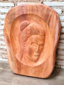 Maori New Zealand: TANE MAORI WOODEN PANEL