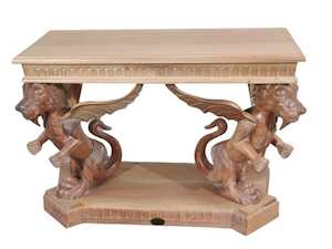 MATRINA FRENCH WINGED LION CONSOLE