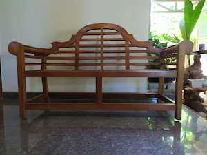 Garden And Outdoors: BALI TEAK WOOD BENCH SEAT