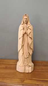 WOODEN MARY STATUE