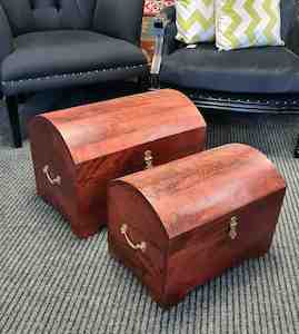 Set of 2 Indian Trunks