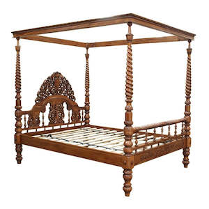 Beds: NORMANDY VICTORIAN FOUR POSTER CANOPY BED