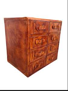 Bedsides: PRESIDENT OFFICE LEATHER CHEST