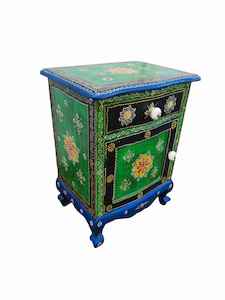Bedsides: Indian Hand Painted Nightstand
