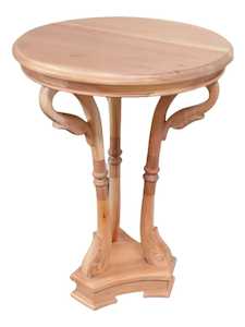 Coffee Tables: CRESSON HAND CARVED SWAN TABLE