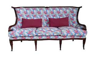 Sofas: RESTORATION PERIOD STYLE SOFA