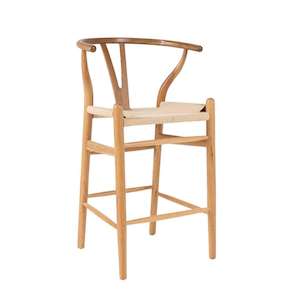 Bar Stools: WISHBONE BARSTOOL