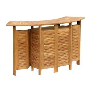 Bars: DESTA FOLDING TEAK BAR