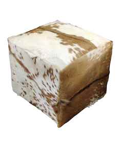 MARSO GOAT SKIN STOOL