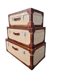 Contemproary: DOWNING SET OF 3 TRUNKS
