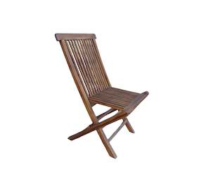 Outdoor Furniture: FOLDING TEAK CHAIR