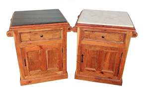 Kitchen: Keswick Marble Top Butcher Block