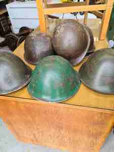 VINTAGE MILITARY HELMET