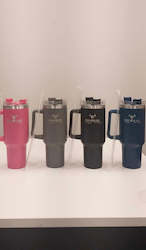 Merchandise: 1.7L Rum and Que Thermal Travel Mugs