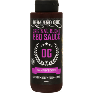 Frontpage: Original Blend 'OG' Barbecue Sauce