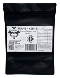 Gourmet Sausage Meals 1: Gluten Free Turkish Kebab Gourmet Sausage Meal * 2025 Gold Medal Winner *