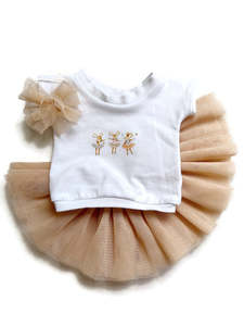 Animal Softies: Meadow Folk - Dancing Mouse T-shirt & Tutu set (choose colour)