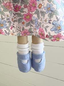 Animal Softies: Meadow Folk Outfit - Mary Jane shoes & Socks Set (choose colour)